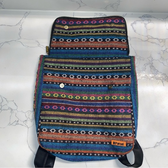 Multicoloured women’s backpack - Picture 10 of 11